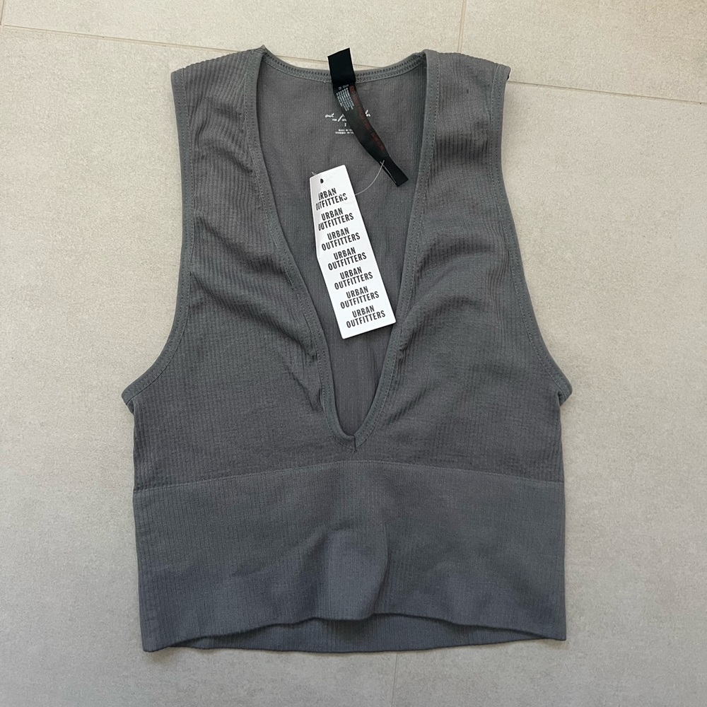 COPY - Urban outfitters v neck out from under shirt